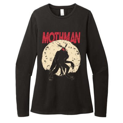 Mothman Womens CVC Long Sleeve Shirt