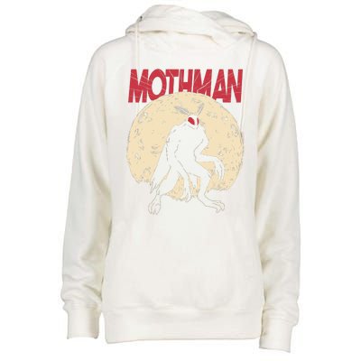 Mothman Womens Funnel Neck Pullover Hood