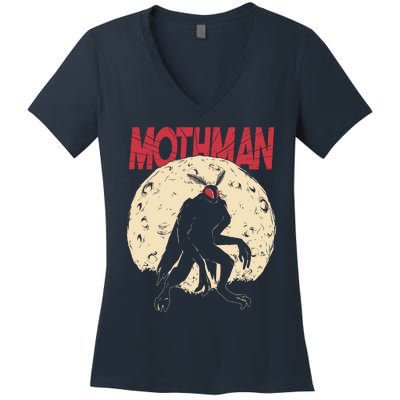 Mothman Women's V-Neck T-Shirt