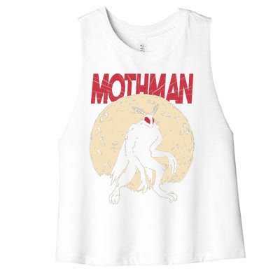 Mothman Women's Racerback Cropped Tank