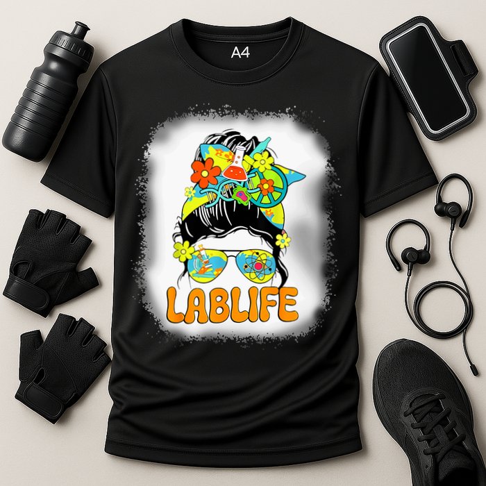 Mystery Machine Of Diagnostics Lab Week 2025 Messy Bun  Cooling Performance Crew T-Shirt
