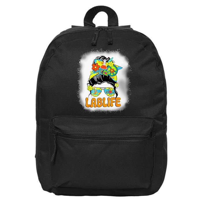 Mystery Machine Of Diagnostics Lab Week 2025 Messy Bun  16 in Basic Backpack