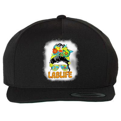 Mystery Machine Of Diagnostics Lab Week 2025 Messy Bun  Wool Snapback Cap
