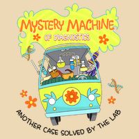 Mystery Machine Of Diagnostics Lab Tech Lab Week 2025  Drawstring Bag