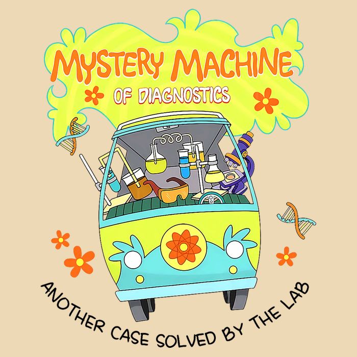 Mystery Machine Of Diagnostics Lab Tech Lab Week 2025  Drawstring Bag