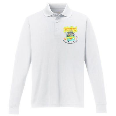Mystery Machine Of Diagnostics Lab Tech Lab Week 2025  Performance Long Sleeve Polo