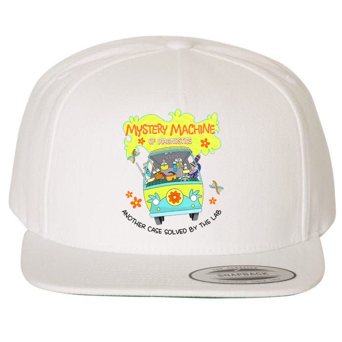 Mystery Machine Of Diagnostics Lab Tech Lab Week 2025  Wool Snapback Cap