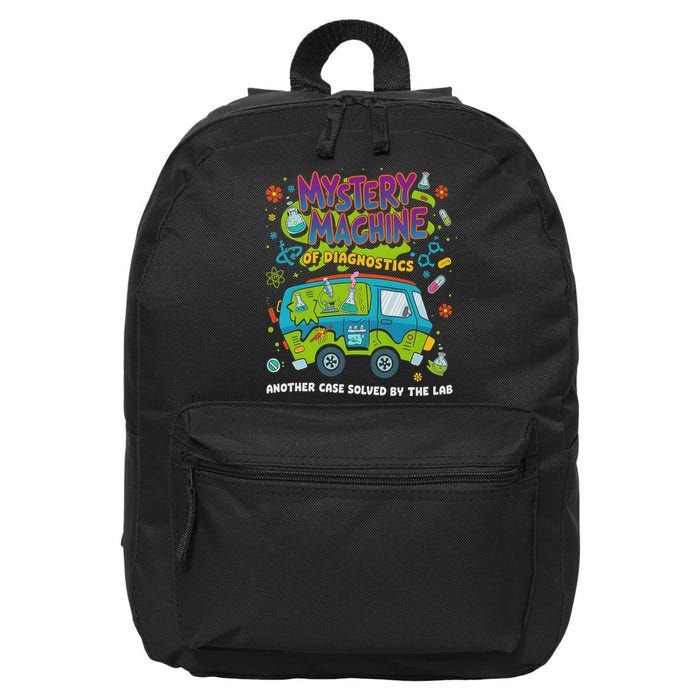 Mystery Machine Of Diagnostics Lab Week 2025 Med Lab Tech 16 in Basic Backpack