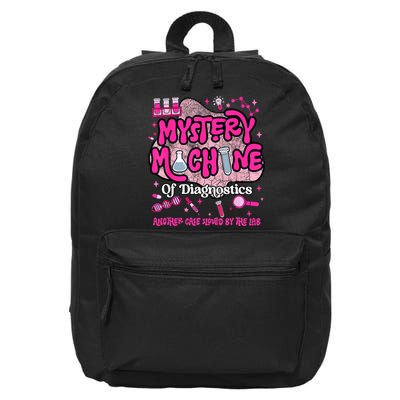 Mystery Machine Of Diagnostics Lab Week 2025 Med Lab Tech 16 in Basic Backpack