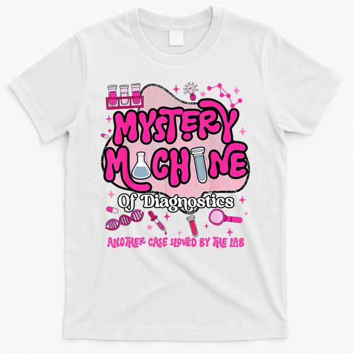 Mystery Machine Of Diagnostics Lab Week 2025 Med Lab Tech T-Shirt