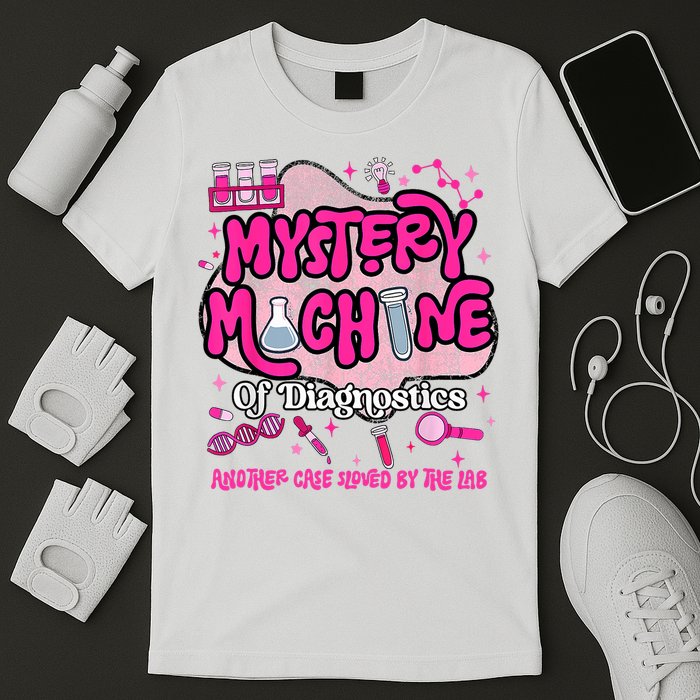 Mystery Machine Of Diagnostics Lab Week 2025 Med Lab Tech T-Shirt