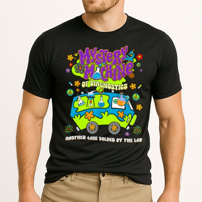 Mystery Machine Of Diagnostics Lab Week 2025 Med Lab Tech  Cooling Performance Crew T-Shirt