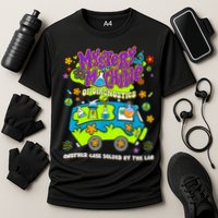 Mystery Machine Of Diagnostics Lab Week 2025 Med Lab Tech  Cooling Performance Crew T-Shirt