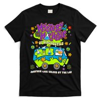 Mystery Machine Of Diagnostics Lab Week 2025 Med Lab Tech  T-Shirt