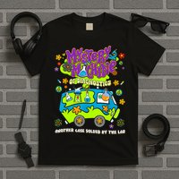 Mystery Machine Of Diagnostics Lab Week 2025 Med Lab Tech  T-Shirt
