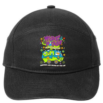 Mystery Machine Of Diagnostics Lab Week 2025 Med Lab Tech  7-Panel Snapback Hat
