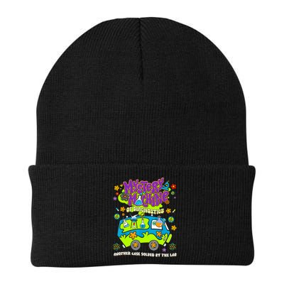 Mystery Machine Of Diagnostics Lab Week 2025 Med Lab Tech  Knit Cap Winter Beanie