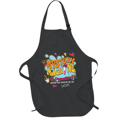 Mystery Machine Of Diagnostics Lab Week 2025 Med Lab Tech Full-Length Apron With Pockets