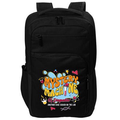 Mystery Machine Of Diagnostics Lab Week 2025 Med Lab Tech Impact Tech Backpack