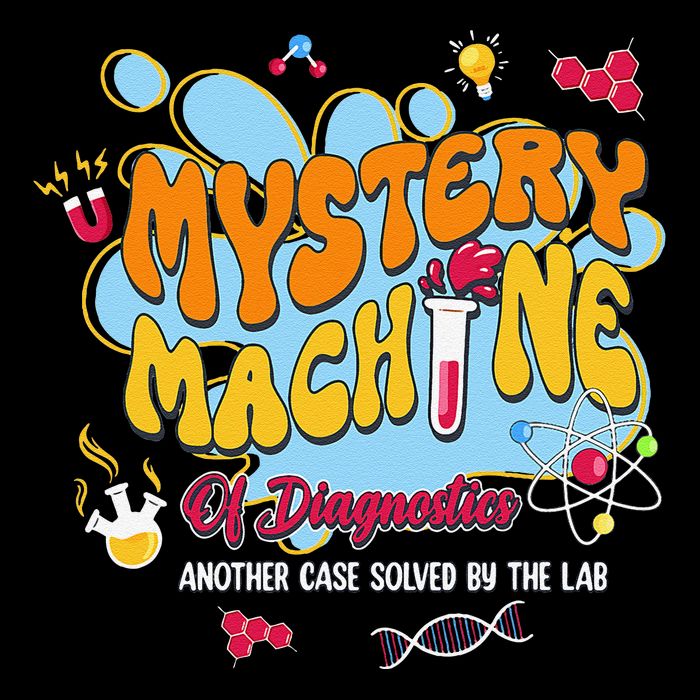Mystery Machine Of Diagnostics Lab Week 2025 Med Lab Tech Impact Tech Backpack