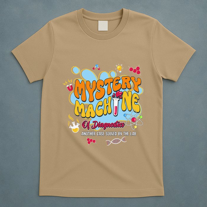 Mystery Machine Of Diagnostics Lab Week 2025 Med Lab Tech T-Shirt