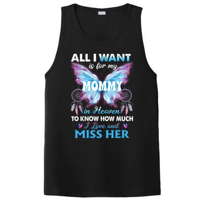 Missed Memorial Of My Mommy For Daughter Son Lost Their Mom Funny Gift PosiCharge Competitor Tank