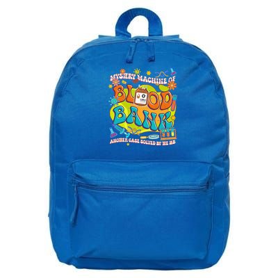 Mystery Machine Of Diagnostics Blood Bank Lab Week 2025 16 in Basic Backpack