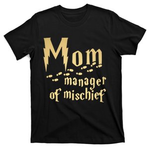 Mom Manager Of Mischief Mother's Day Magical Mom Fantastic T-Shirt