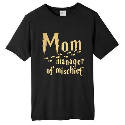 Mom Manager Of Mischief Mother's Day Magical Mom Fantastic Tall Fusion ChromaSoft Performance T-Shirt