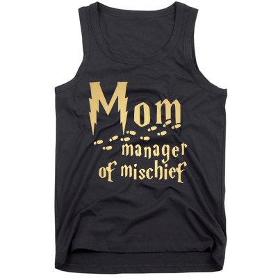 Mom Manager Of Mischief Mother's Day Magical Mom Fantastic Tank Top