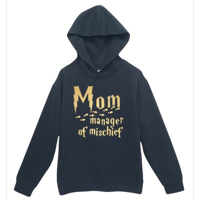 Mom Manager Of Mischief Mother's Day Magical Mom Fantastic Urban Pullover Hoodie