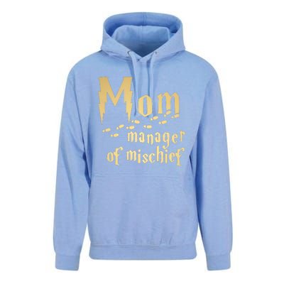 Mom Manager Of Mischief Mother's Day Magical Mom Fantastic Unisex Surf Hoodie