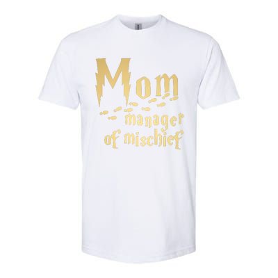 Mom Manager Of Mischief Mother's Day Magical Mom Fantastic Softstyle® CVC T-Shirt