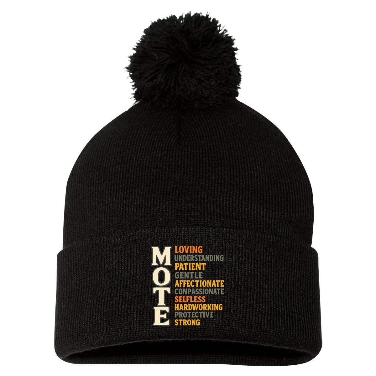 MOTE Pom Pom 12in Knit Beanie