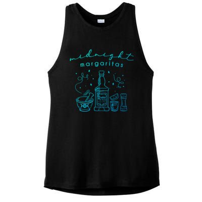 Midnight Margaritas Practical Magic Gardening Witch Planting Gift Ladies PosiCharge Tri-Blend Wicking Tank