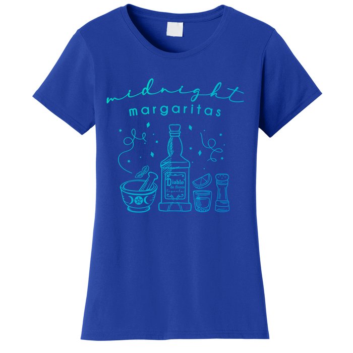 Midnight Margaritas Practical Magic Gardening Witch Planting Gift Women's T-Shirt