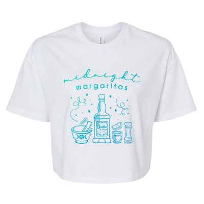 Midnight Margaritas Practical Magic Gardening Witch Planting Gift Bella+Canvas Jersey Crop Tee