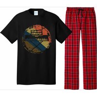 Music Musician Pianist Vintage Keyboard Piano Pajama Set