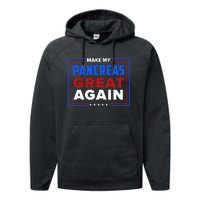 Make My Pancreas Great Diabetic Diabetes Type 1 Performance Fleece Hoodie