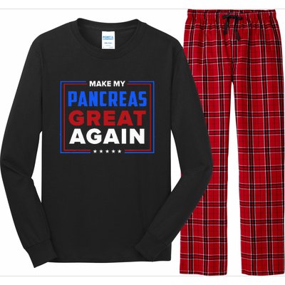 Make My Pancreas Great Diabetic Diabetes Type 1 Long Sleeve Pajama Set