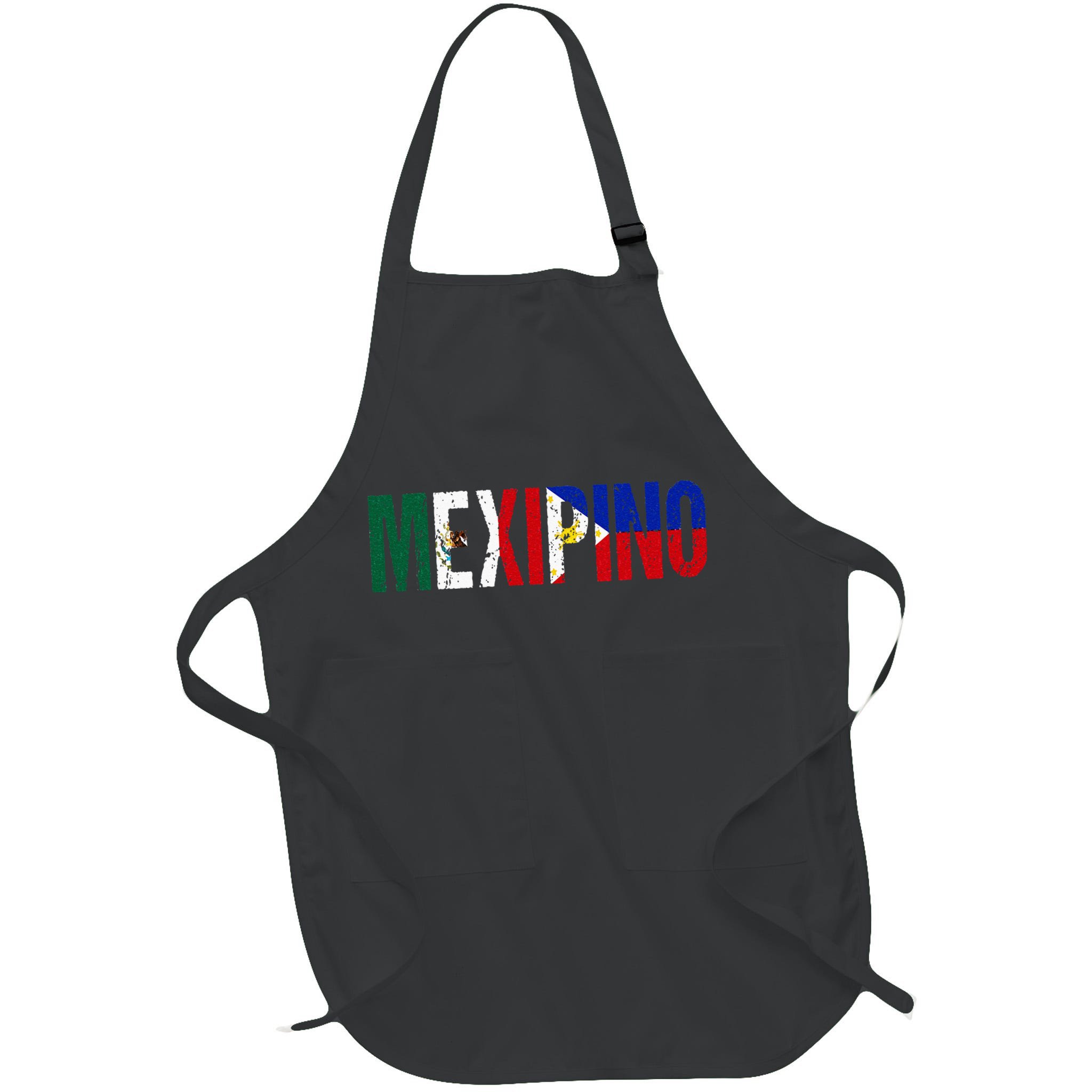Mexipino Mexico Philippines Flag Ancestery Filipino Mexican Apron