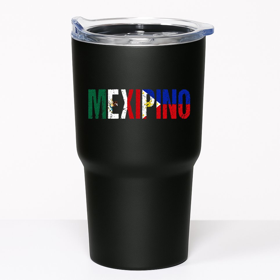 Mexipino Mexico Philippines Flag Ancestery Filipino Mexican Tumbler