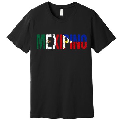 Mexipino Mexico Philippines Flag Ancestery Filipino Mexican Premium T-Shirt