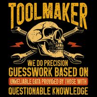 Machining Machinist Precision Guesswork Toolmaker Daily Commute Backpack