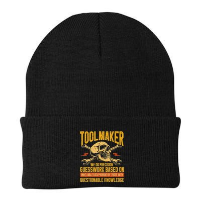 Machining Machinist Precision Guesswork Toolmaker Knit Cap Winter Beanie
