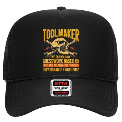 Machining Machinist Precision Guesswork Toolmaker Trucker Hat