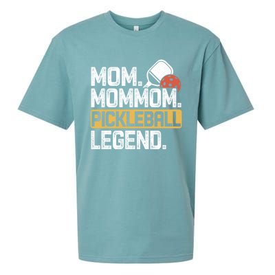 Mom Mommom Pickleball Legend Vintage Great Gift Sueded Cloud Jersey T-Shirt