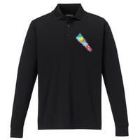 Miltown Milwaukee Proud Diagonal Performance Long Sleeve Polo