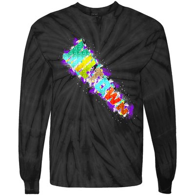 Miltown Milwaukee Proud Diagonal Tie-Dye Long Sleeve Shirt