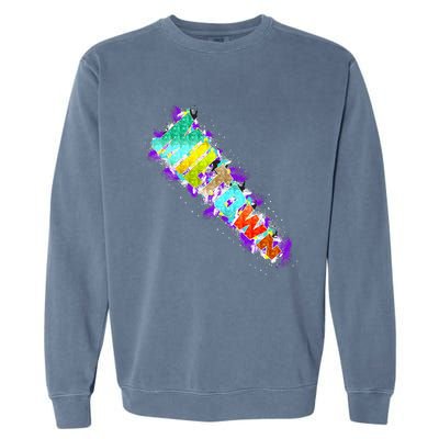 Miltown Milwaukee Proud Diagonal Garment-Dyed Sweatshirt